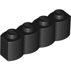 Palisade Brick 1x4 Black