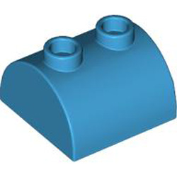 Brick 2x2 with Bow and Knobs Dark Azur
