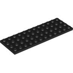 Plate 4x12 Black
