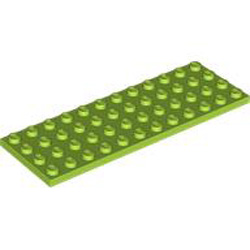 Plate 4x12 Bright Yellowish Green