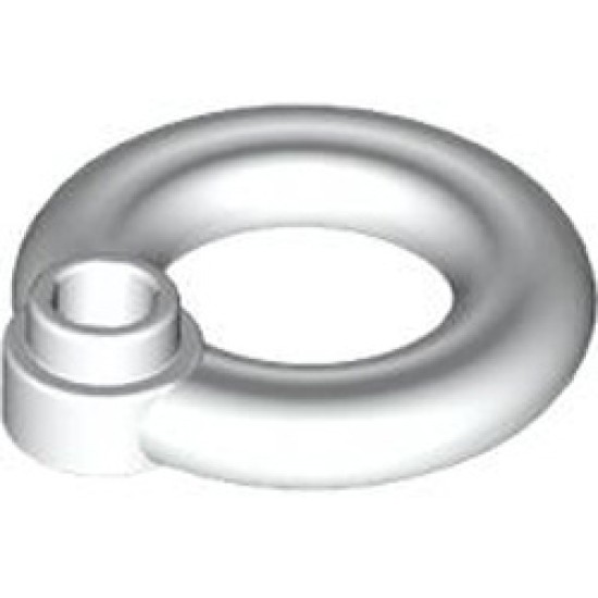 Lifebuoy with Knob White