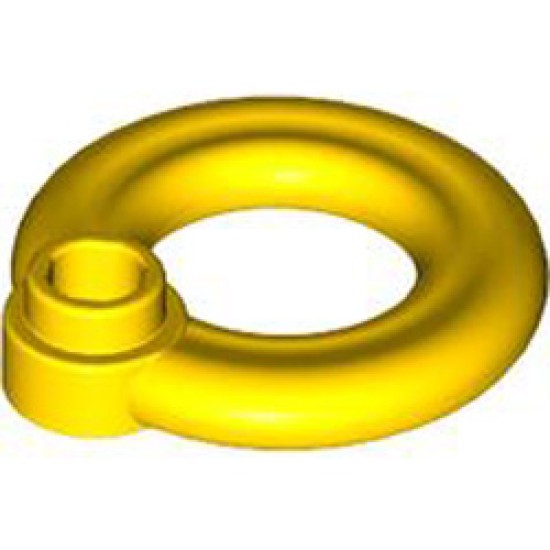 Lifebuoy with Knob Bright Yellow