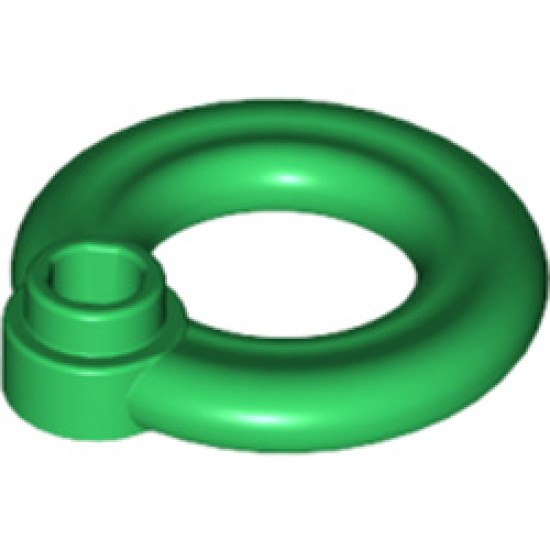 Lifebuoy with Knob Dark Green