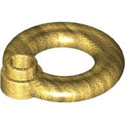 Lifebuoy with Knob Warm Gold