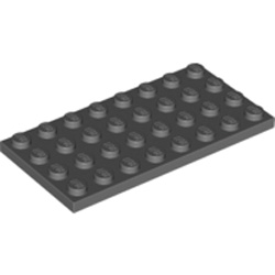 Plate 4x8 Dark Stone Grey
