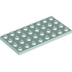 Plate 4x8 Aqua