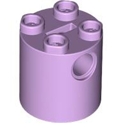 Round Brick 2x2x2 Lavender