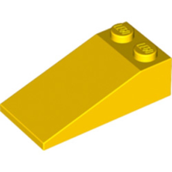 Roof Tile 2x4x1 18 Degree Bright Yellow