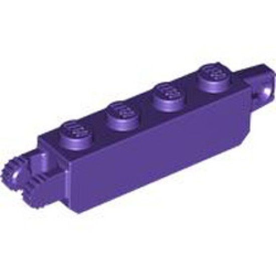 Brick 1x4 Friction Stub Fork Vertical Medium Lilac