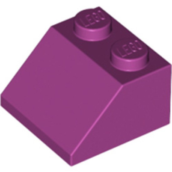 Roof Tile 2x2 / 45 Degree Bright Reddish Violet