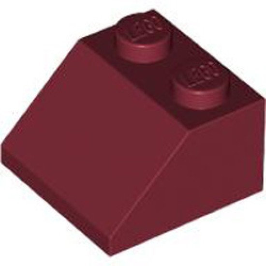 Roof Tile 2x2 / 45 Degree Dark Red