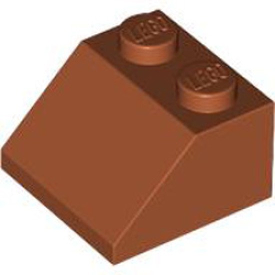 Roof Tile 2x2 / 45 Degree Dark Orange