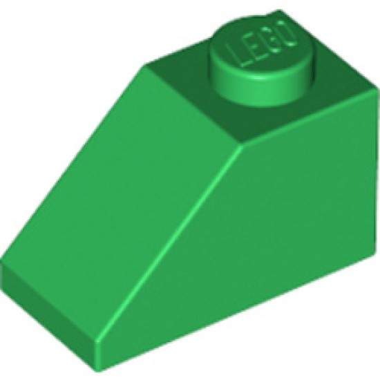 Roof Tile 1x2 / 45 Degree Dark Green