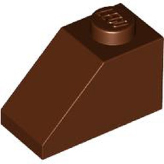 Roof Tile 1x2 / 45 Degree Reddish Brown