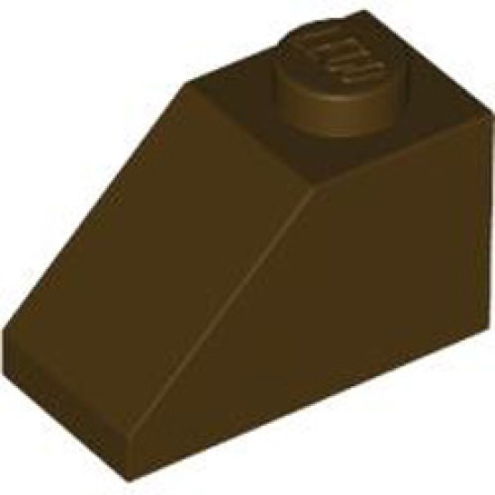 Roof Tile 1x2 / 45 Degree Dark Brown