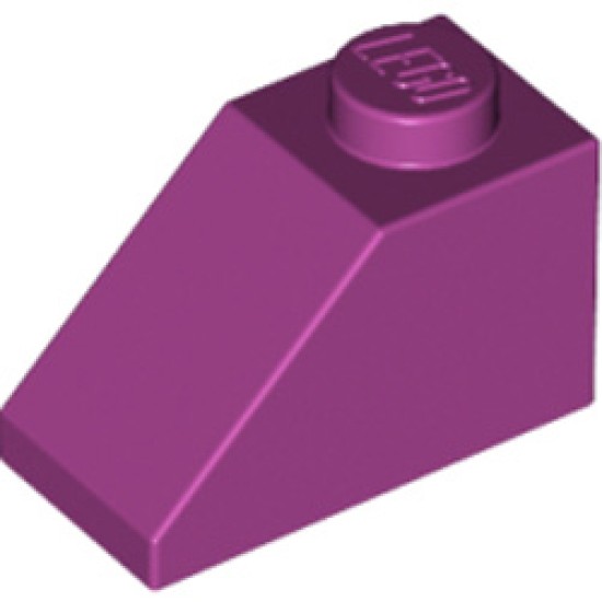 Roof Tile 1x2 / 45 Degree Bright Reddish Violet