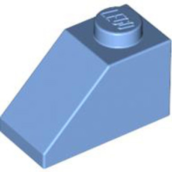 Roof Tile 1x2 / 45 Degree Medium Blue