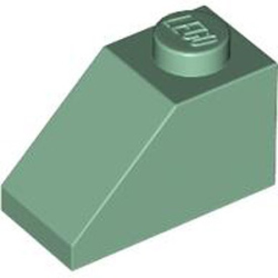 Roof Tile 1x2 / 45 Degree Sand Green