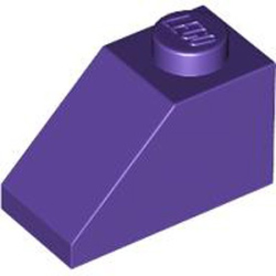 Roof Tile 1x2 / 45 Degree Medium Lilac