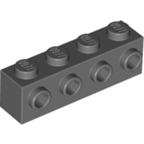 Brick 1x4 with 4 Knobs Dark Stone Grey