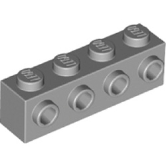 Brick 1x4 with 4 Knobs Medium Stone Grey