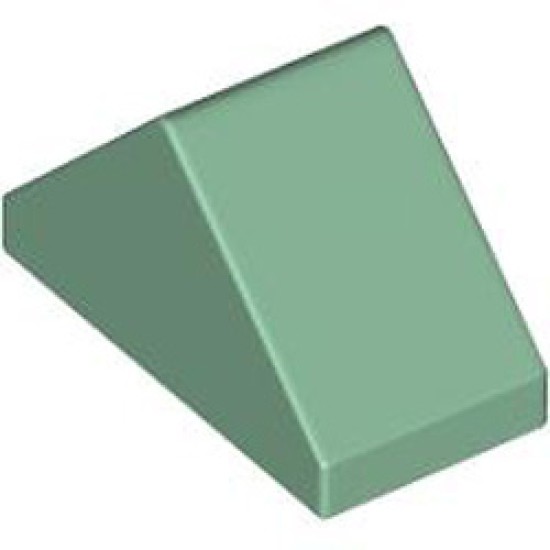 Ridged Tile 1x2 / 45 Degree Sand Green