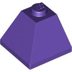 Corner Brick 2x2/45 Degree Outside Medium Lilac