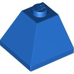 Corner Brick 2x2/45 Degree Outside Bright Blue