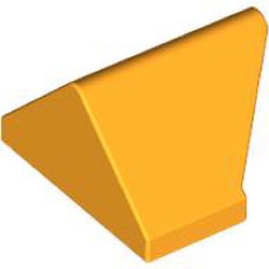 Attic 1x2 / 45 Degree Flame Yellowish Orange