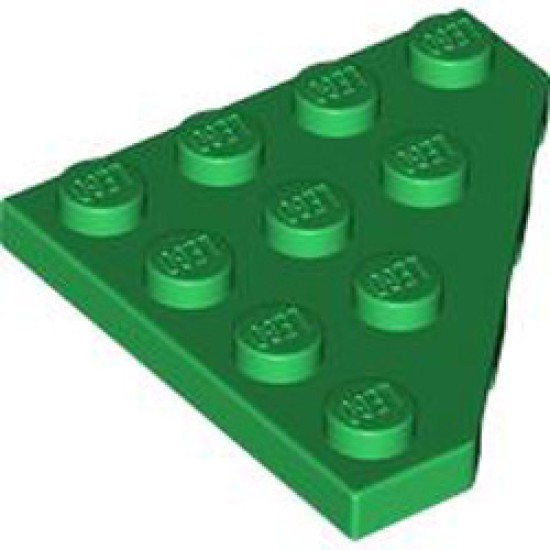 Corner Plate 45 Degree 4x4 Dark Green