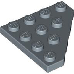 Corner Plate 45 Degree 4x4 Sand Blue