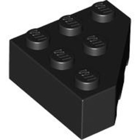 Corner Brick 45 Degree 3x3 Black