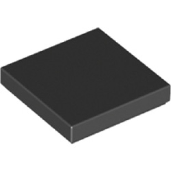 Flat Tile 2x2 Black