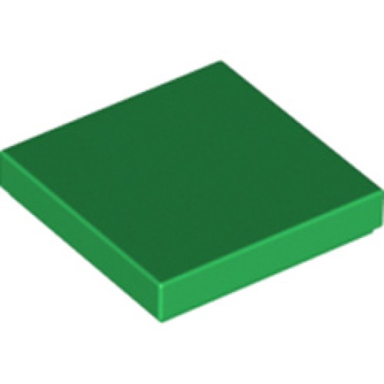 Flat Tile 2x2 Dark Green