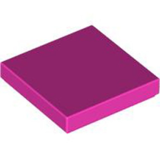 Flat Tile 2x2 Bright Purple