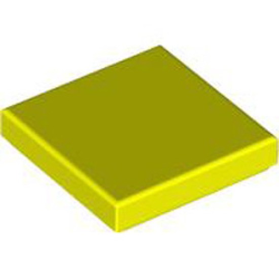 Flat Tile 2x2 Vibrant Yellow