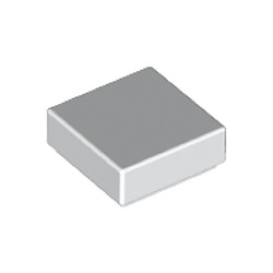 Flat Tile 1x1 White