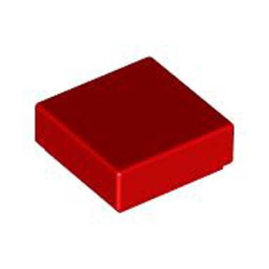 Flat Tile 1x1 Bright Red