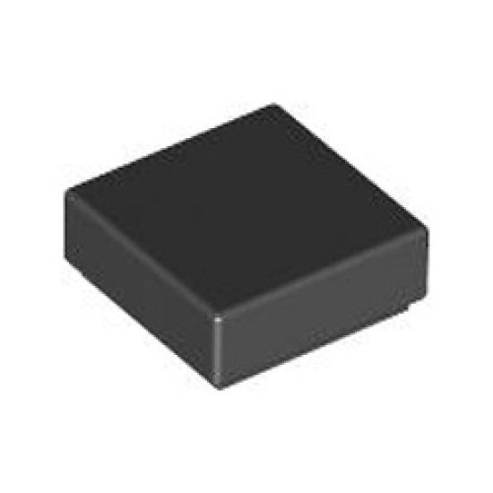 Flat Tile 1x1 Black