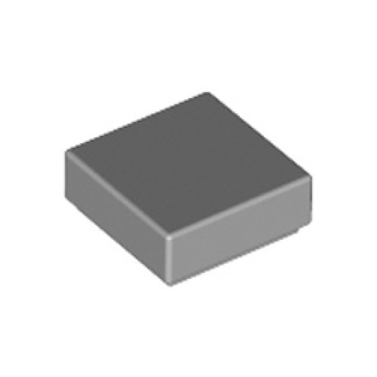 Flat Tile 1x1 Medium Stone Grey