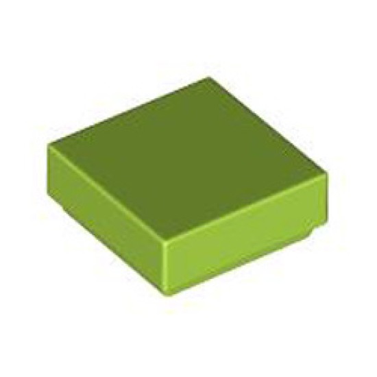 Flat Tile 1x1 Bright Yellowish Green