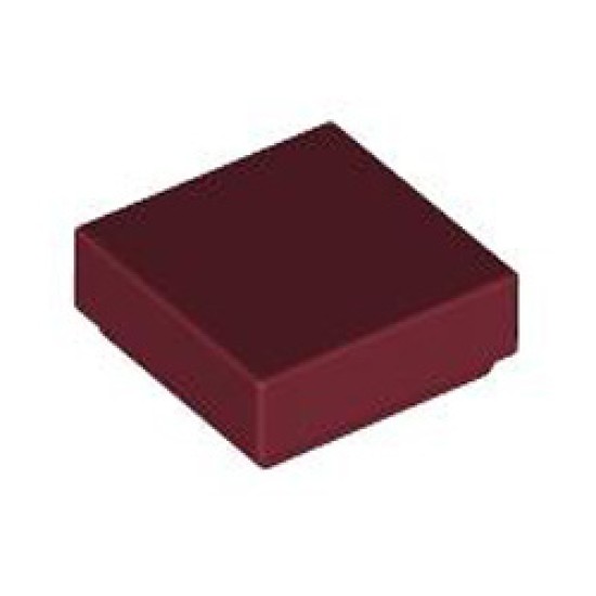 Flat Tile 1x1 Dark Red