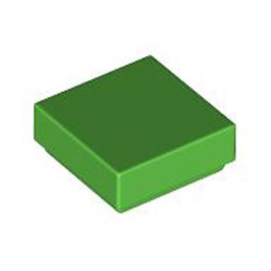 Flat Tile 1x1 Bright Green