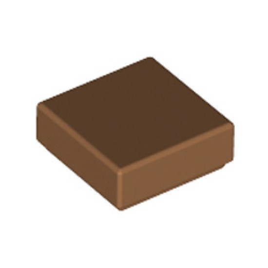 Flat Tile 1x1 Medium Nougat