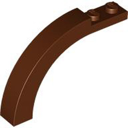 Brick 1x1x3 1/3 with Arch Reddish Brown