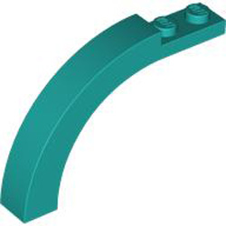 Brick 1x1x3 1/3 with Arch Bright Bluish Green