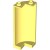 Wall 2x2x5 1/4 Circle with Cutout Cool Yellow