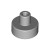 Plate 1x1 with 3.2 Shaft and 1.5 Hole Medium Stone Grey