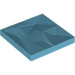 Design Plate 6x6x2/3 Medium Azur