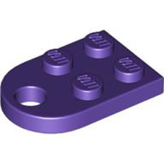 Coupling Plate 2x2 Medium Lilac